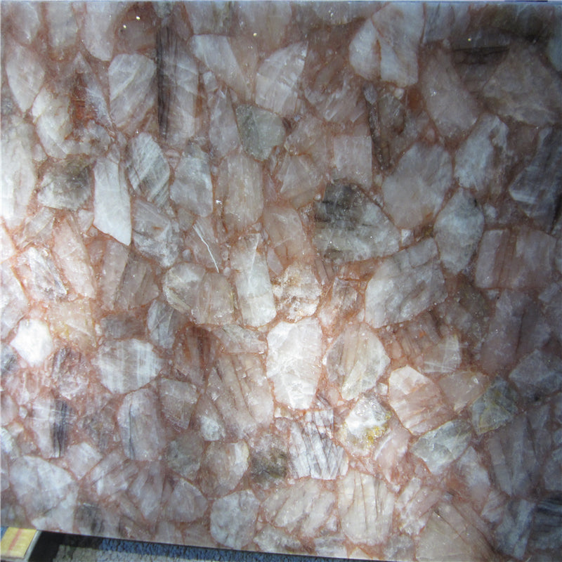 Orange Crystal Quartz Slab
