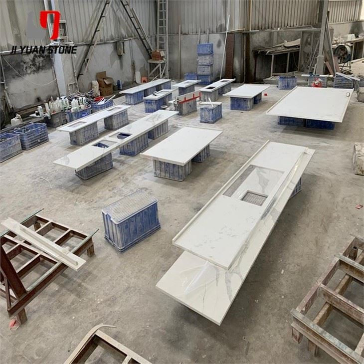 Pure White Quartz Countertops