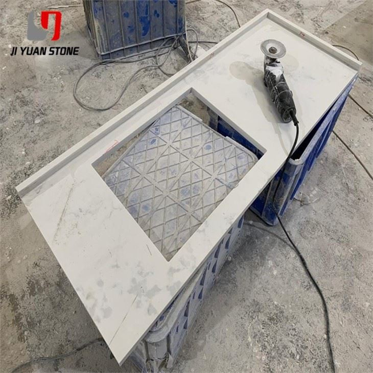 Pure White Quartz Countertops