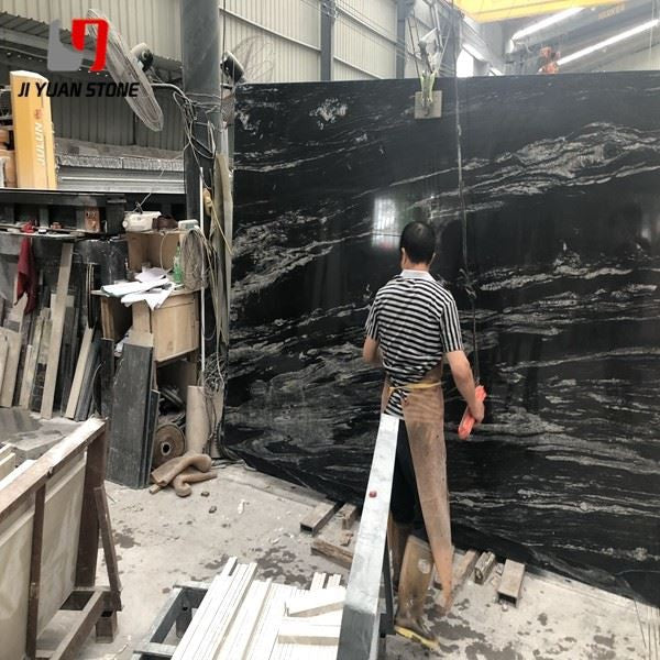 White And Black Granite Kitchen Counters