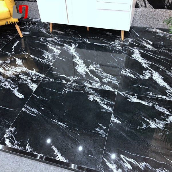 White And Black Granite Kitchen Counters