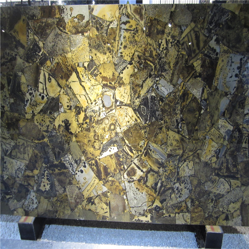 Yellow Fossils Slabs