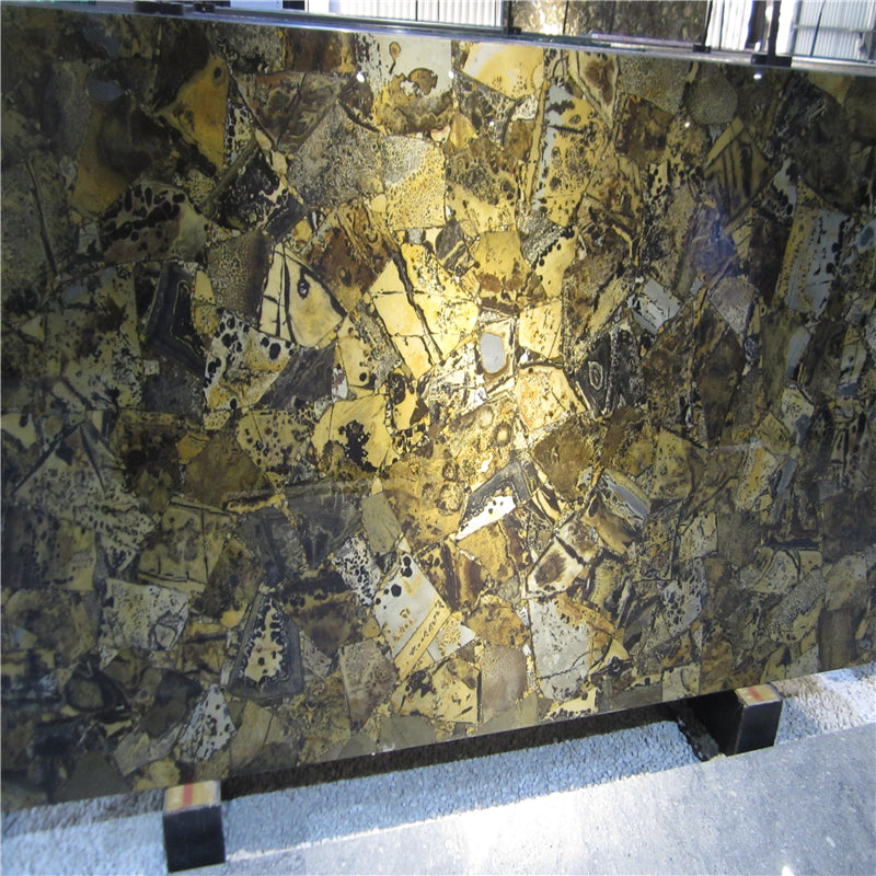 Yellow Fossils Slabs