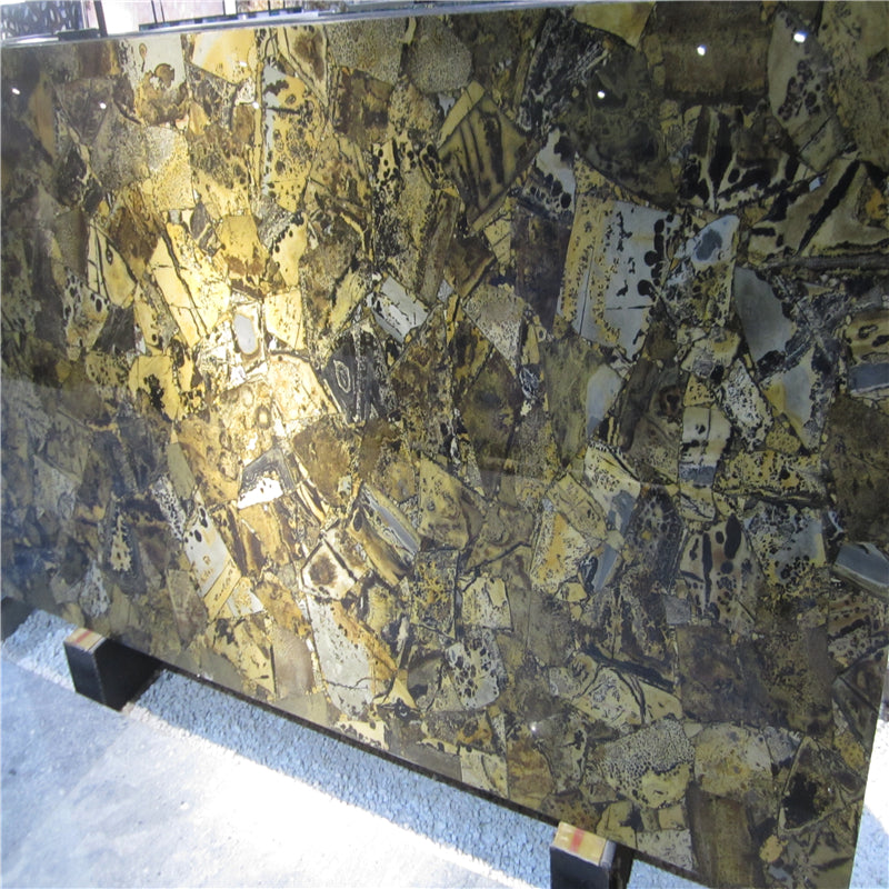 Yellow Fossils Slabs