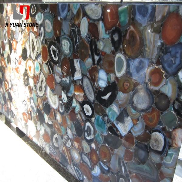 Multicolor Semi Precious Stone Slab