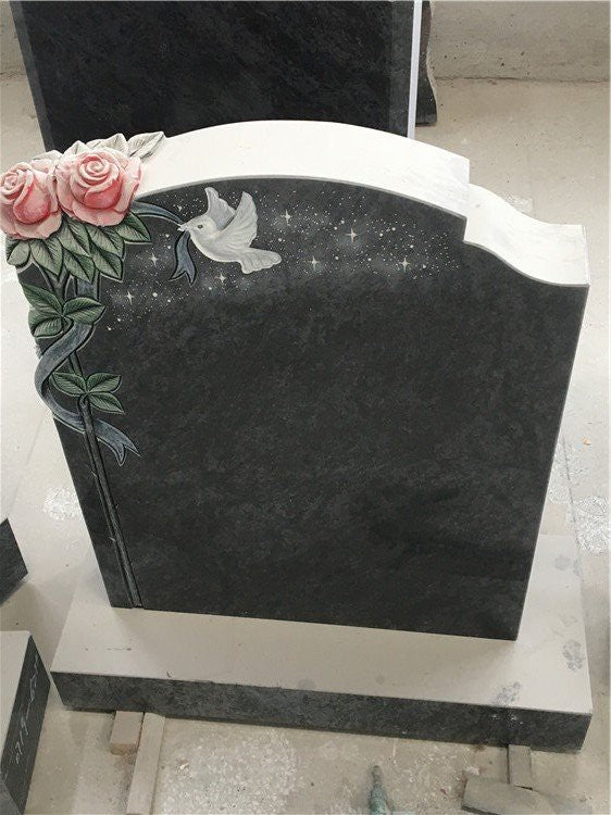 White Marble Headstone