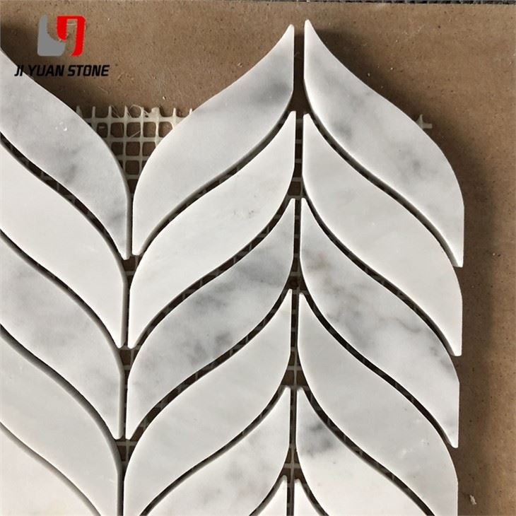 Marble Leaf Mosaic Tile