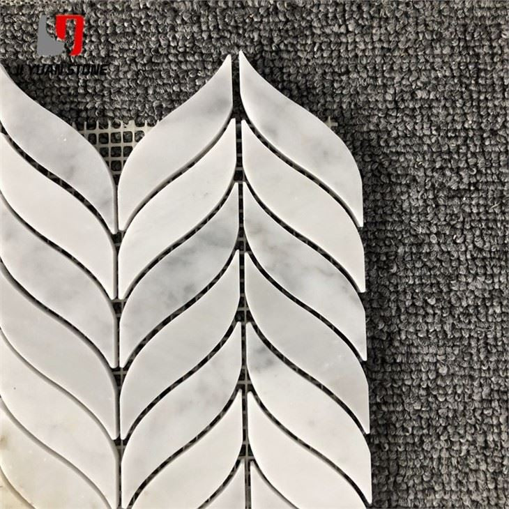 Marble Leaf Mosaic Tile
