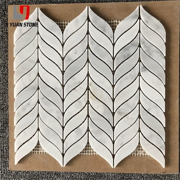 Marble Leaf Mosaic Tile