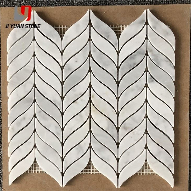 Marble Leaf Mosaic Tile
