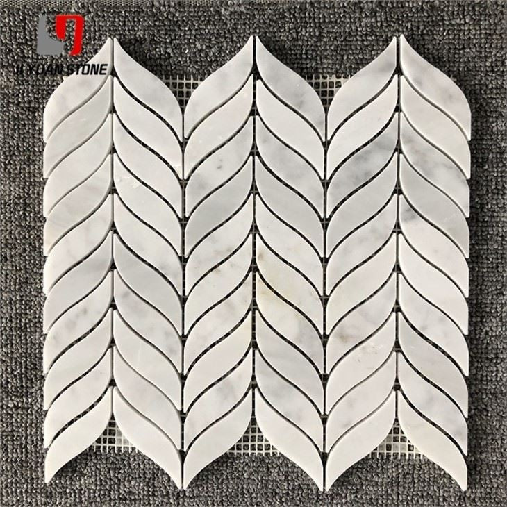 Marble Leaf Mosaic Tile