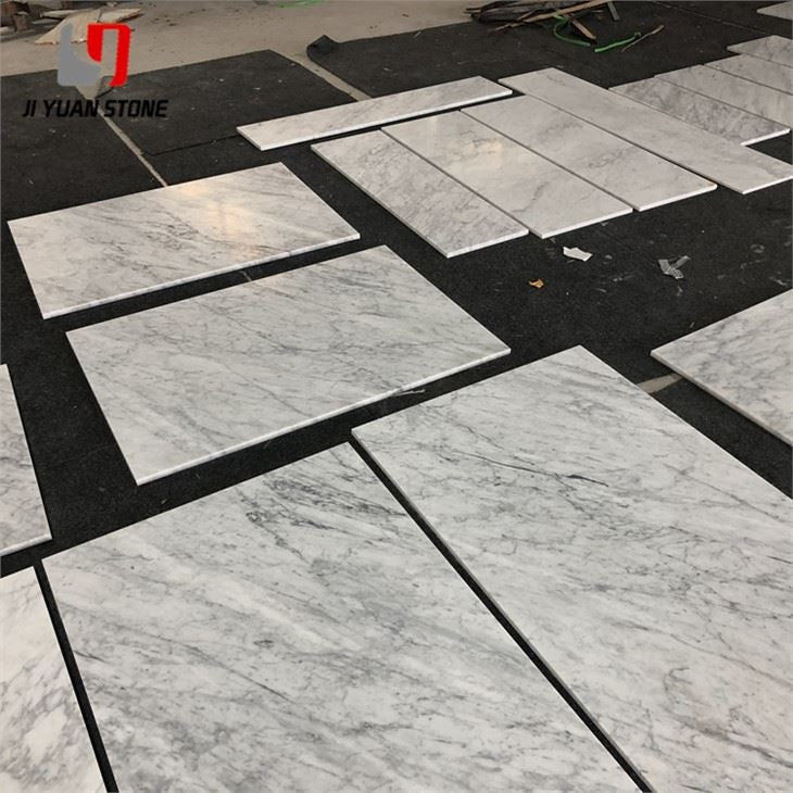 Bianco Carrara Honed Marble Tile