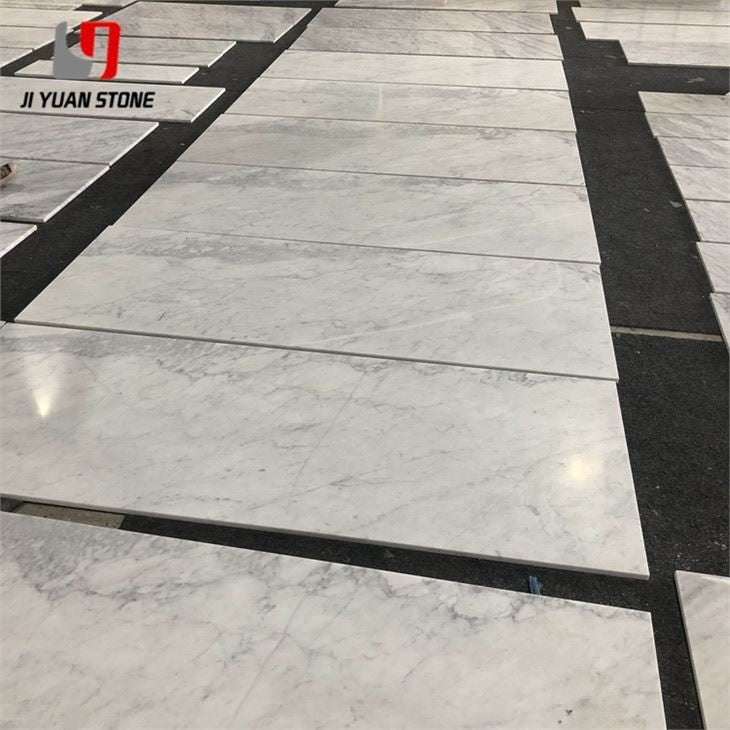 Bianco Carrara Honed Marble Tile