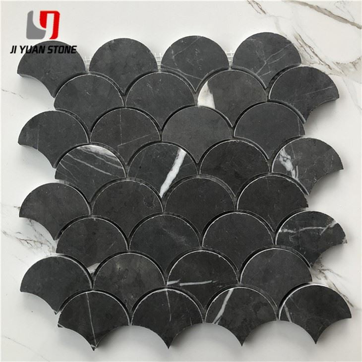 Black Marble Mosaic Tile