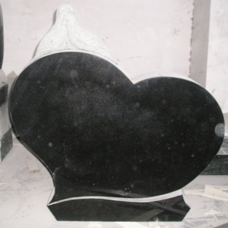 Piedra conmemorativa de granito gris