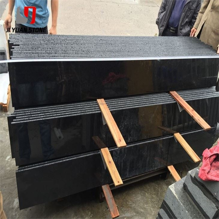 Encimera de tocador de cuarzo negro
