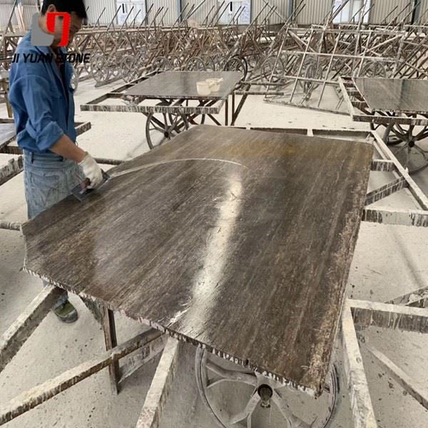 Black Travertine Marble