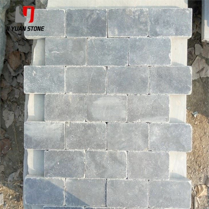 Pavés de calcaire sciés