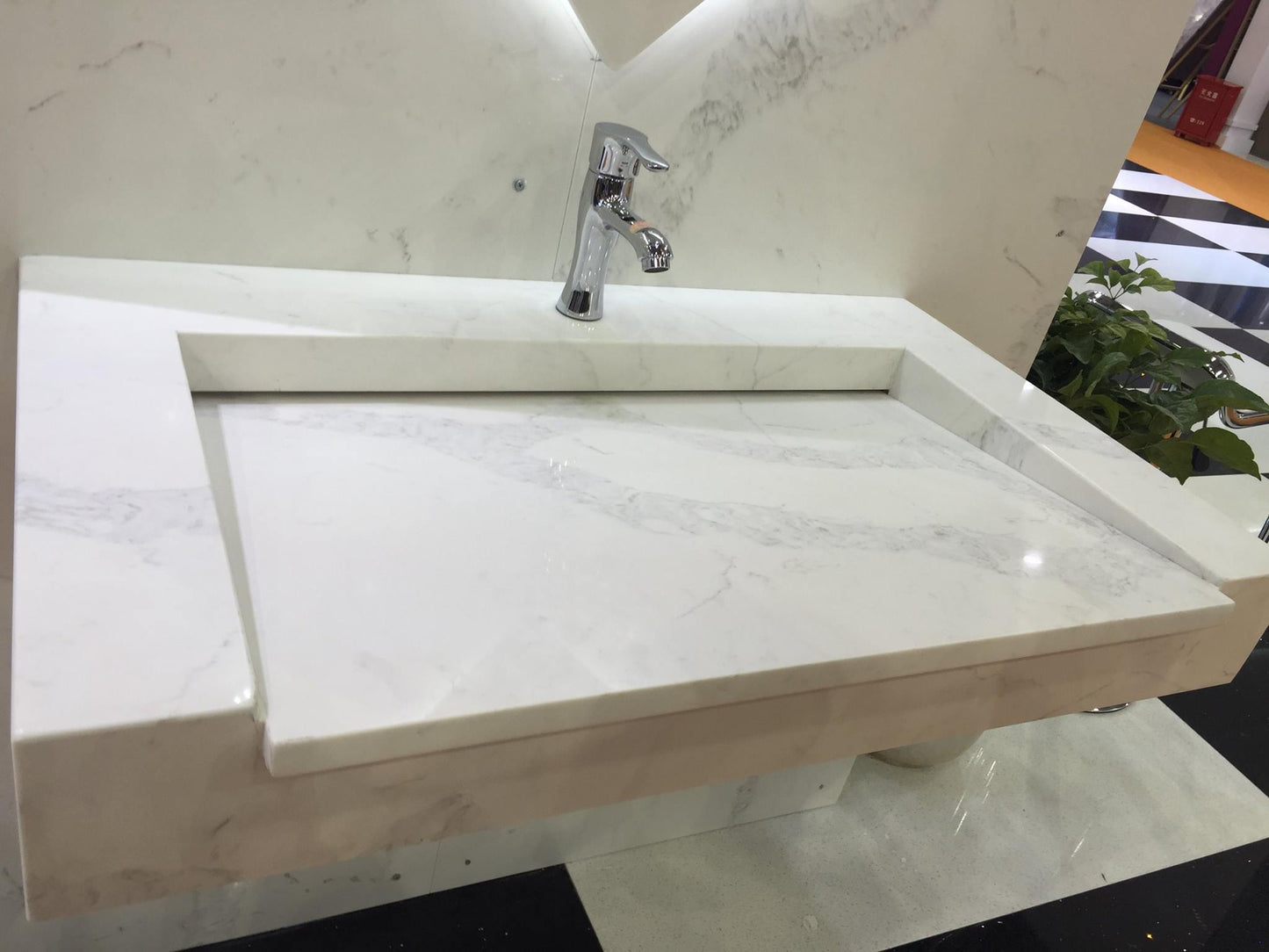 Pierre de quartz Calacatta