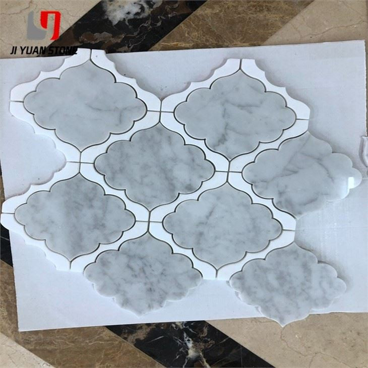 Luxury Water Jet Mosaic Marble Tile