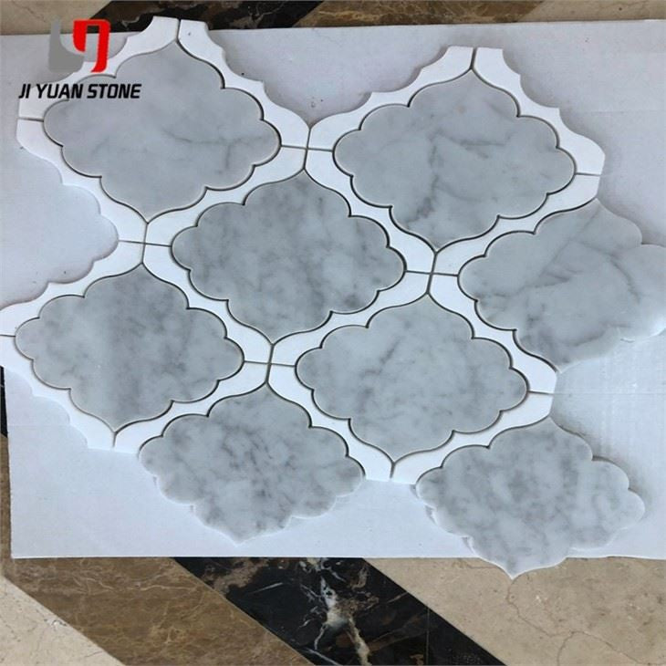 Luxury Water Jet Mosaic Marble Tile
