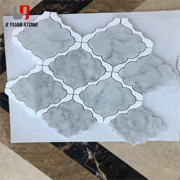 Luxury Water Jet Mosaic Marble Tile