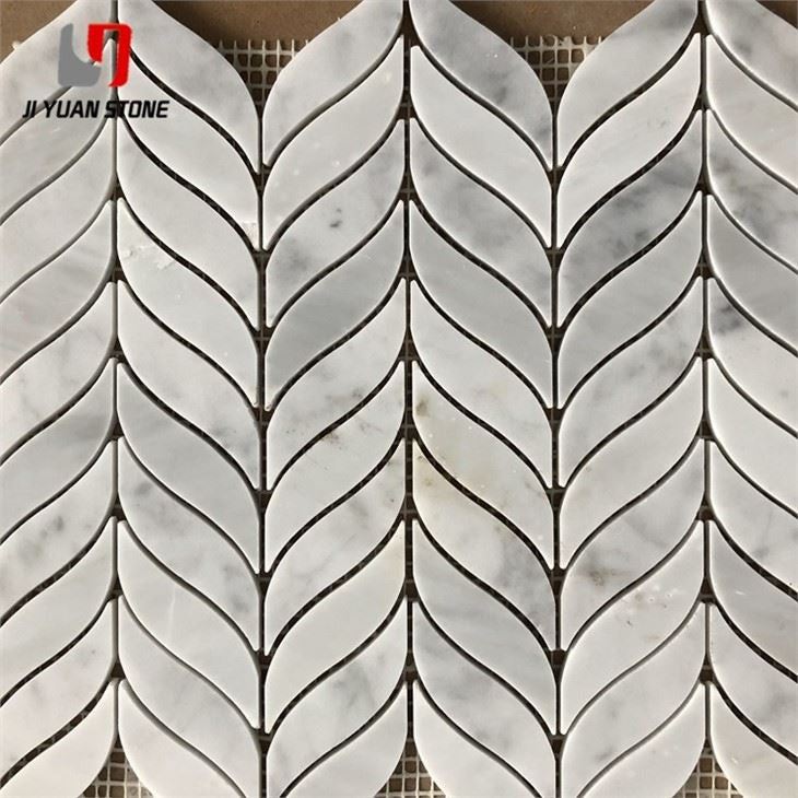 Polished Carrara Marble Mosaic