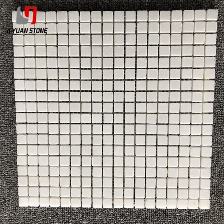 Thassos Mosaic Marble Hexagon Tile