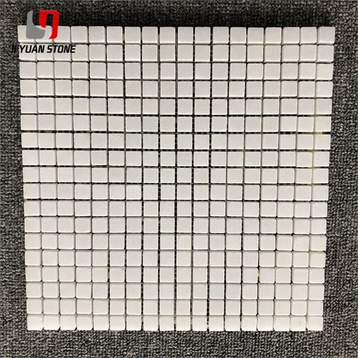 Thassos Mosaic Marble Hexagon Tile