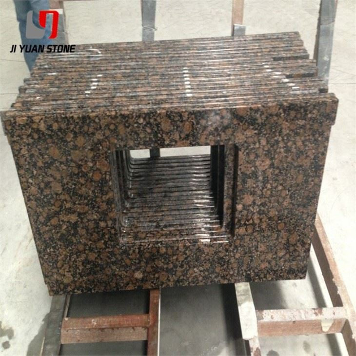Encimera de tocador de cuarzo negro