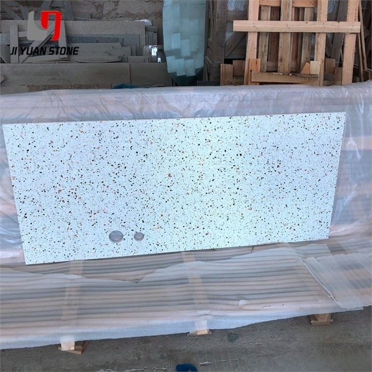 Mesa de comedor de terrazo personalizada