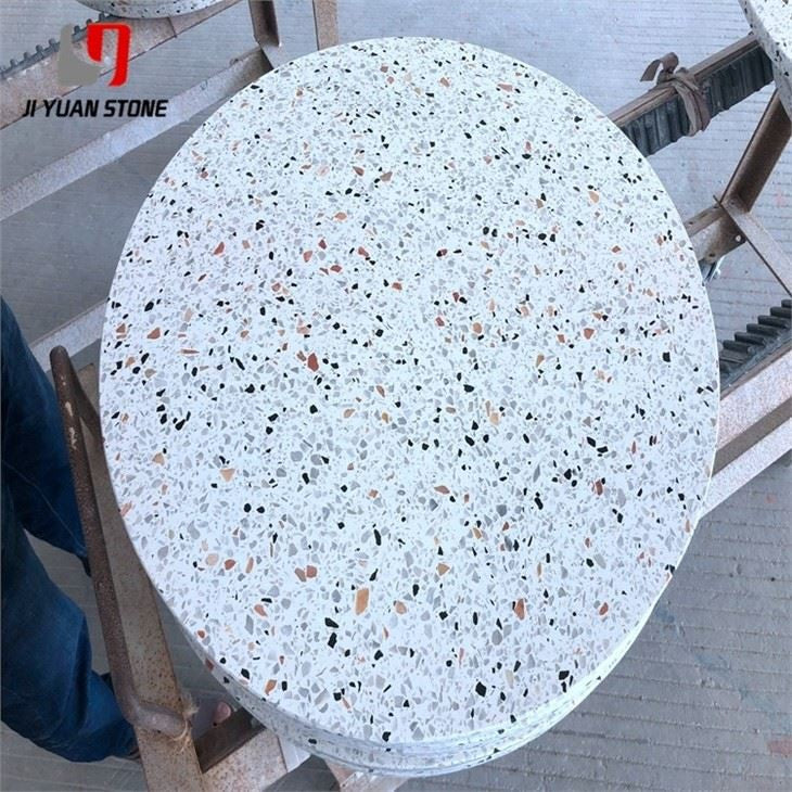 Mesa de comedor de terrazo personalizada