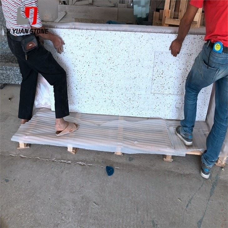 Mesa de comedor de terrazo personalizada