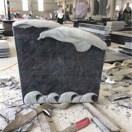 Engraved Rock Headstones