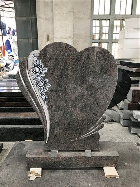 Engraved Rock Headstones