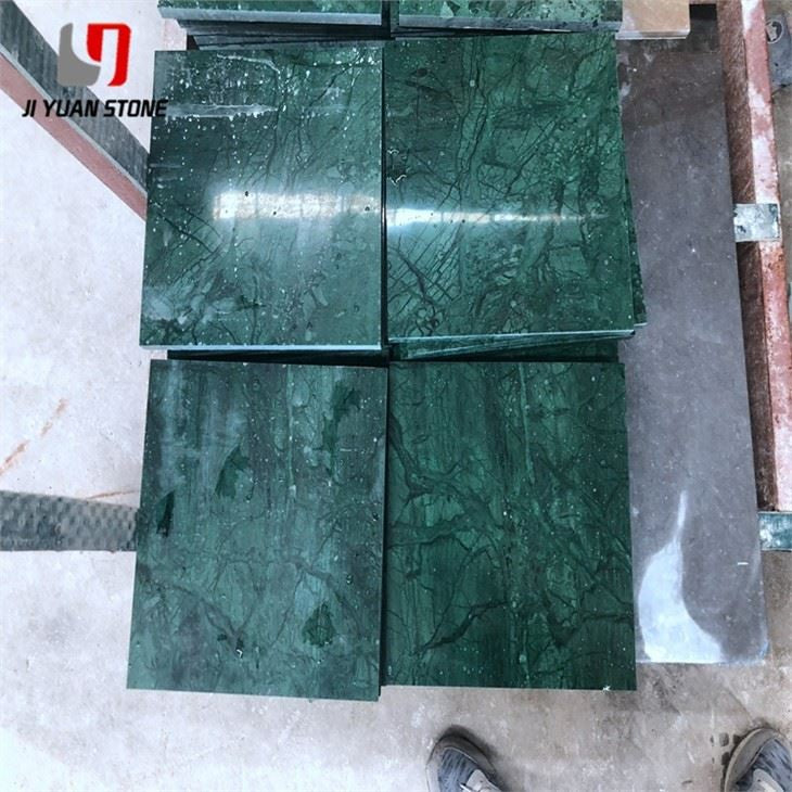 Azulejo de piso de mármol verde