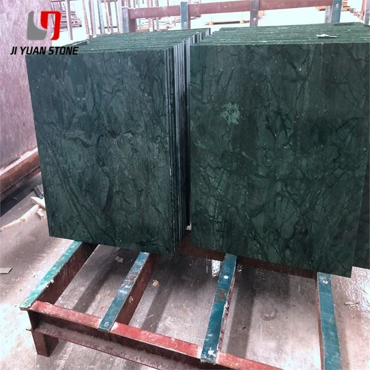Azulejo de piso de mármol verde