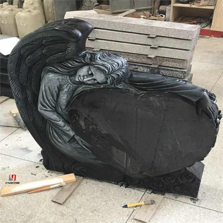 Honed Granite Tombstone