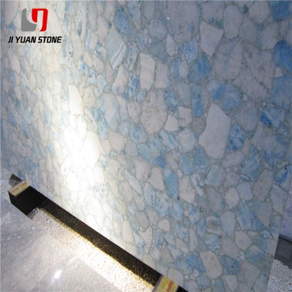Ice Blue Calcite Slab