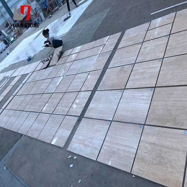 Light Walnut Travertine Pavers
