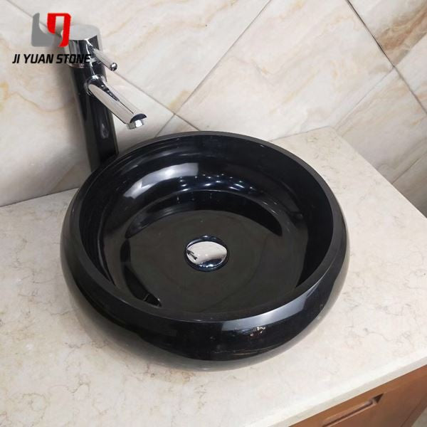 Lavabo redondo de mármol