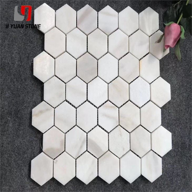 Hexagon Marble Mosaic Tile
