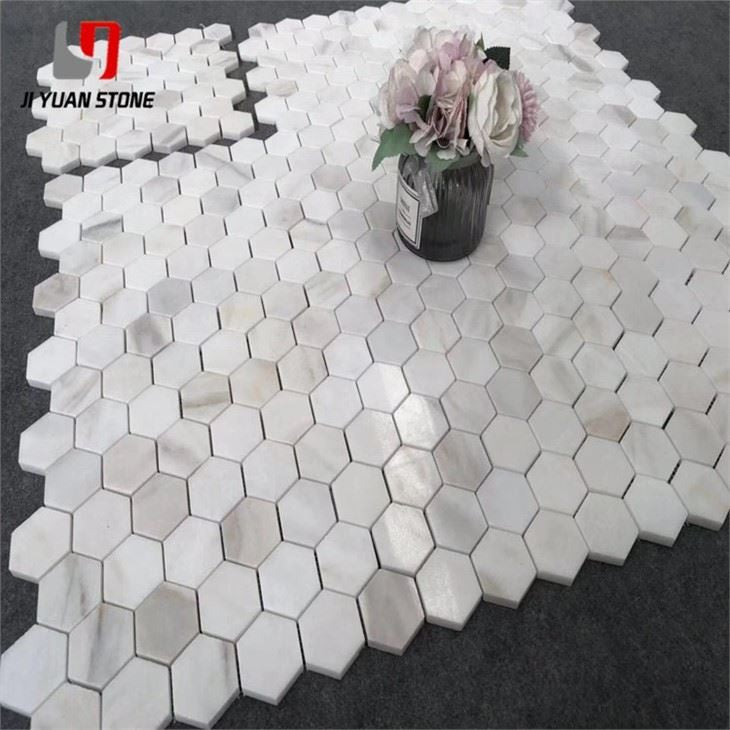 Hexagon Marble Mosaic Tile