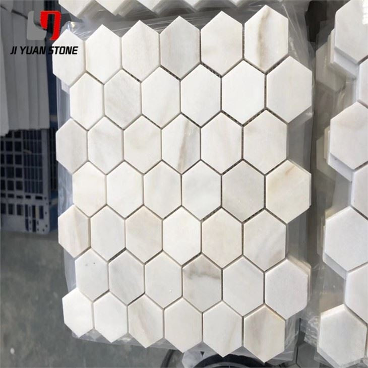 Hexagon Marble Mosaic Tile