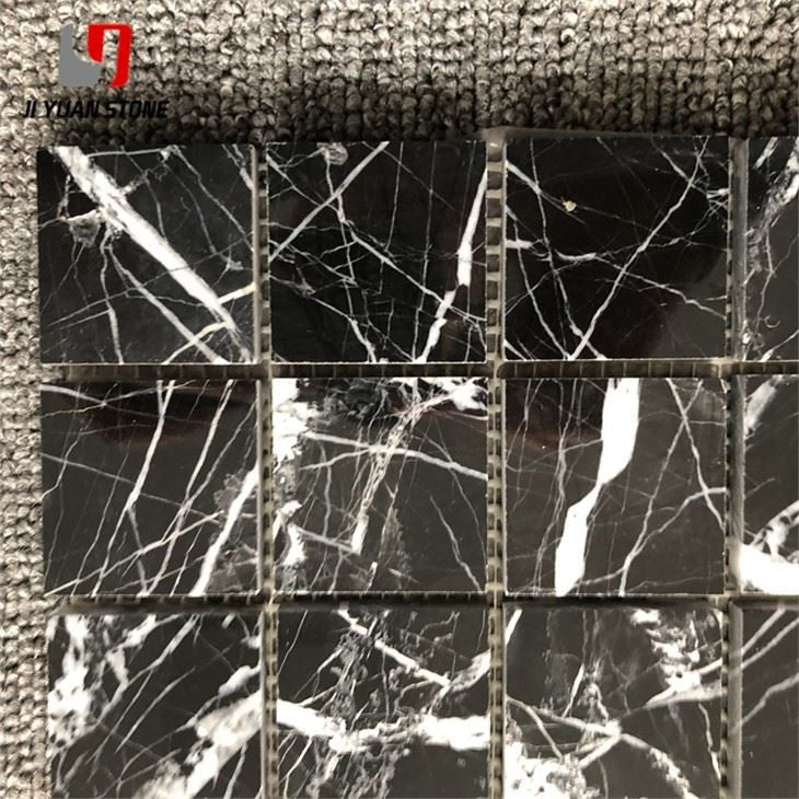Nero Marquina Marble Mosaic