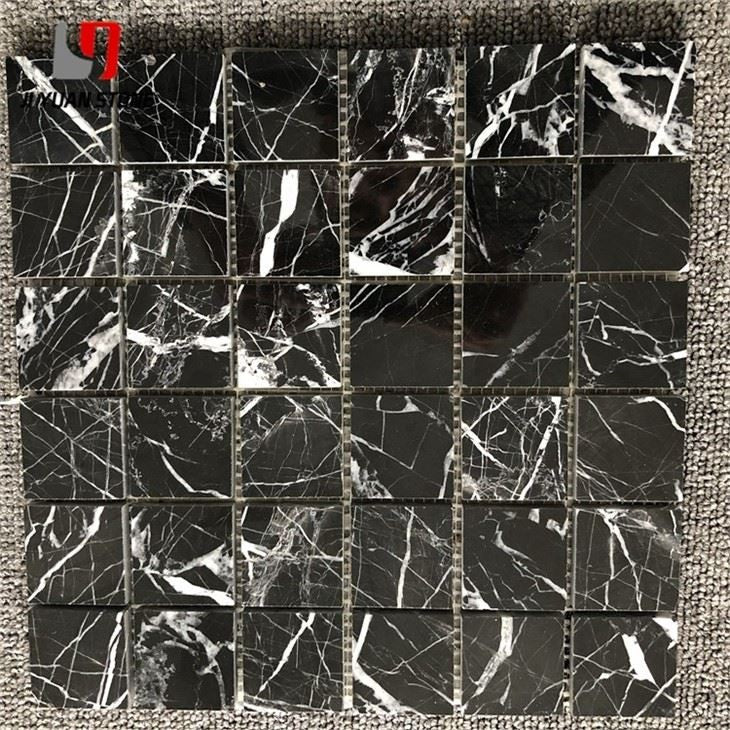 Nero Marquina Marble Mosaic