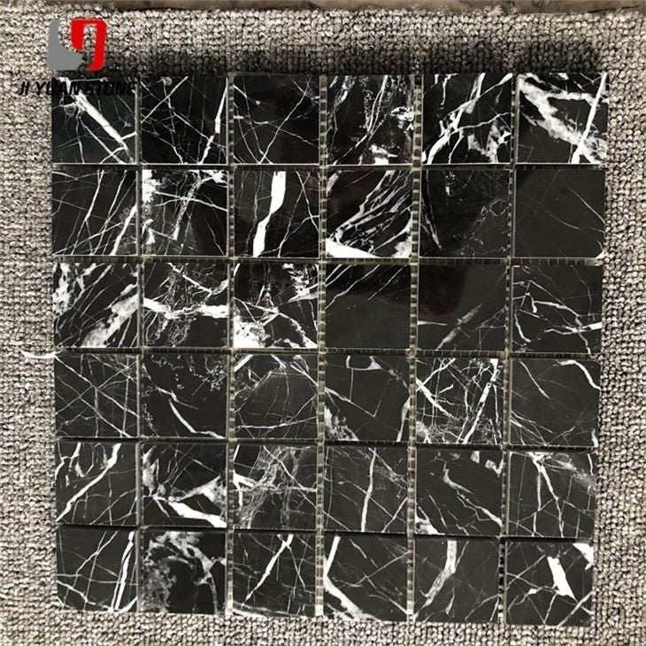 Nero Marquina Marble Mosaic