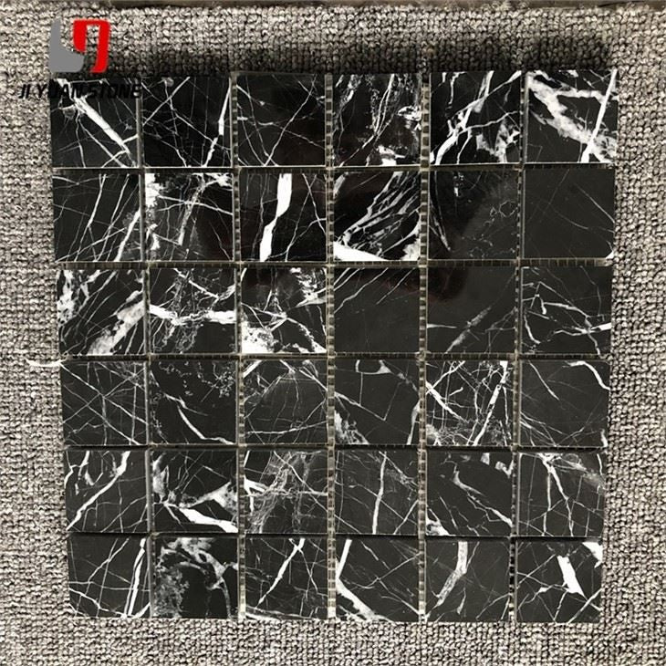 Nero Marquina Marble Mosaic