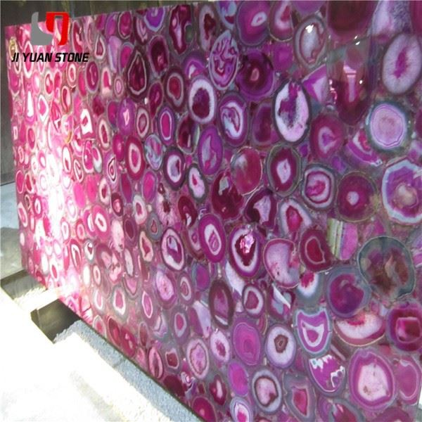 Pink Gemstones Slab