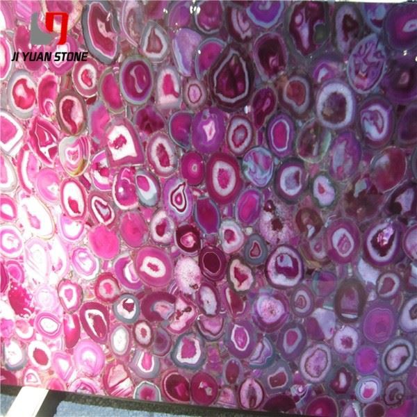 Pink Gemstones Slab